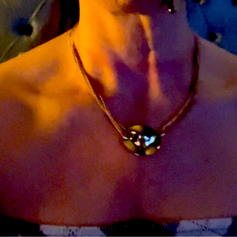 Pierre Cardin vintage 3 chain pendant necklace